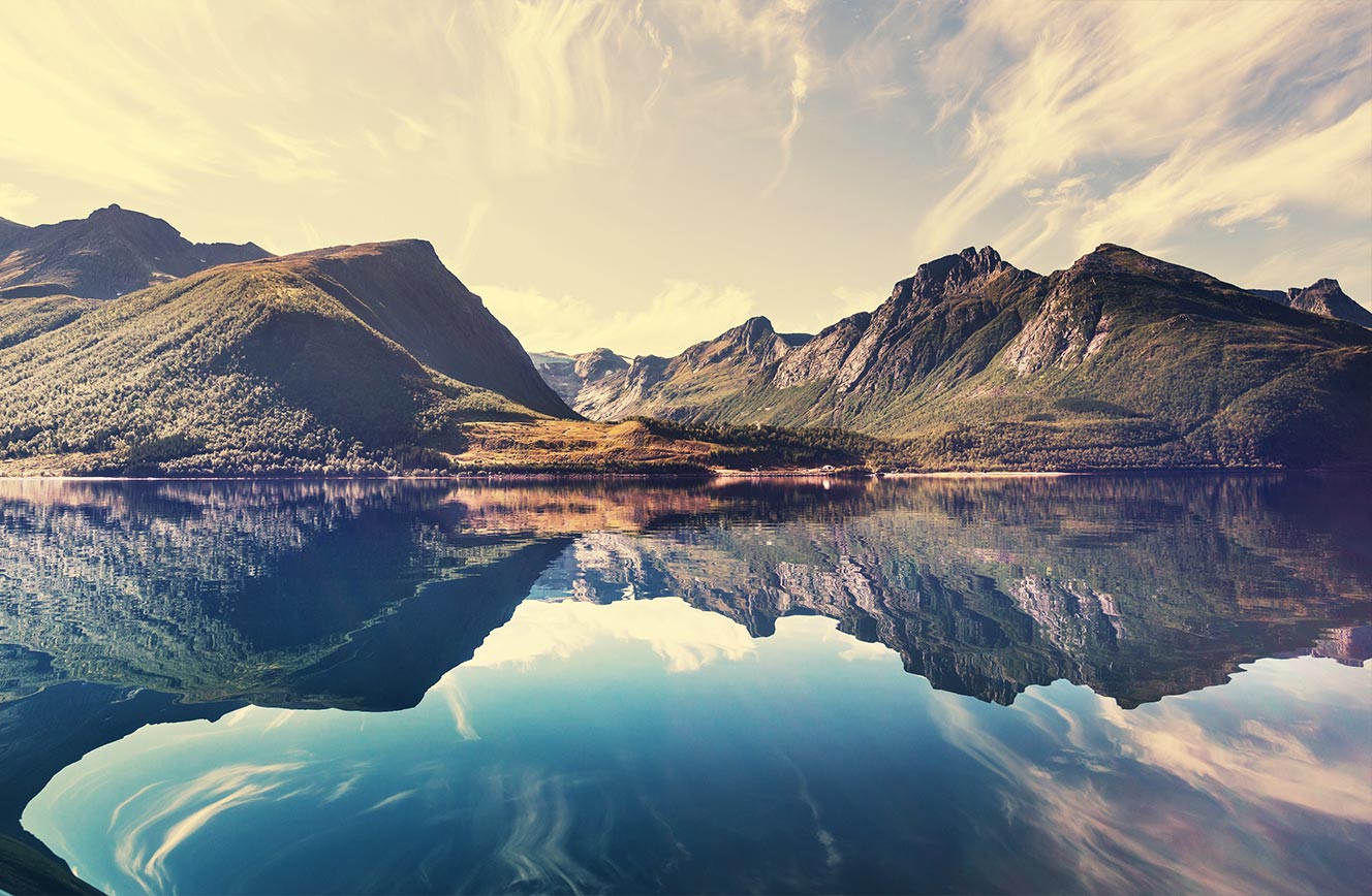 Fly Drive Noorwegen Flam Fjorden Afbeelding